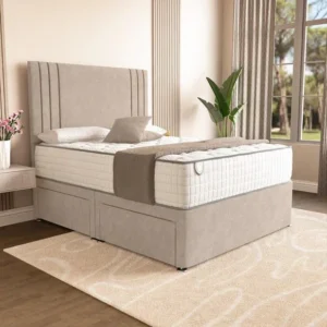 Rome Divan Bed - Seal Grey Naples
