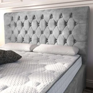 Sienna Upholstered Ottoman Bed - Ecru Boucle